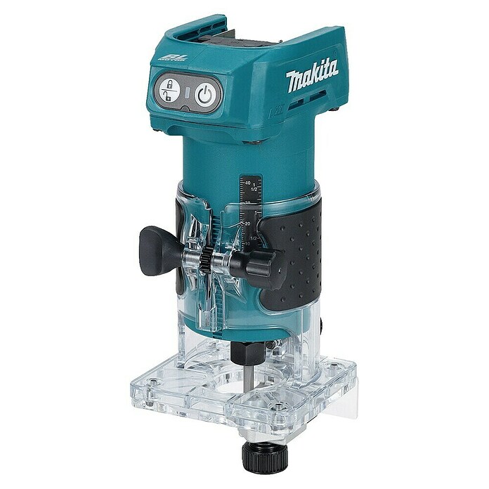Makita LXT 18V Fresadora de cantos de batería DRT52Z (18 V, Sin batería, Número de revoluciones de marcha en vacío: 30.000 r.p.m.) | BAUHAUS