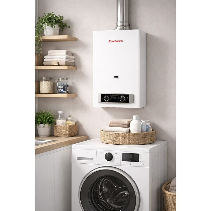 Corberó Calentador atmosférico CCATP10GBNOX (19,5 kW, Caudal de agua: 10 l/min, Gas butano) | BAUHAUS