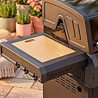 Kingstone Schneidebrett Diner (Naturmaterialien, Passend für: Kingstone Gasgrills Diner 3000/5500)