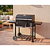 Kingstone Smoker Black Angus XXL (Mit Rollwagen, Hauptgrillfläche: 70 x 43,5 cm)