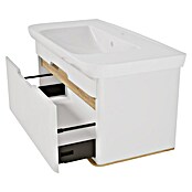 VitrA Sento Badmöbel-Set Sento (98 cm, Weiß, Griffmulde) | BAUHAUS