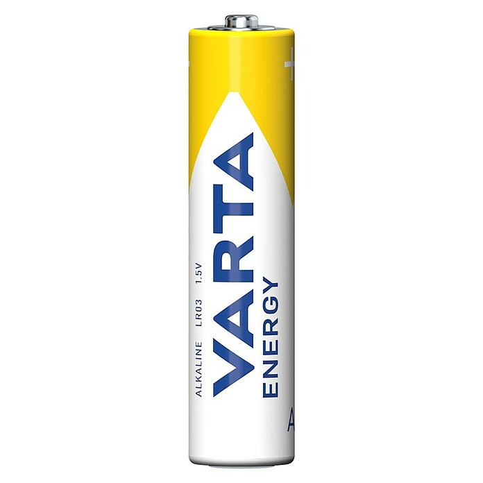 Varta Batterie Energy (Micro AAA, Alkali-Mangan, 1,5 V, 12 Stk.) | BAUHAUS