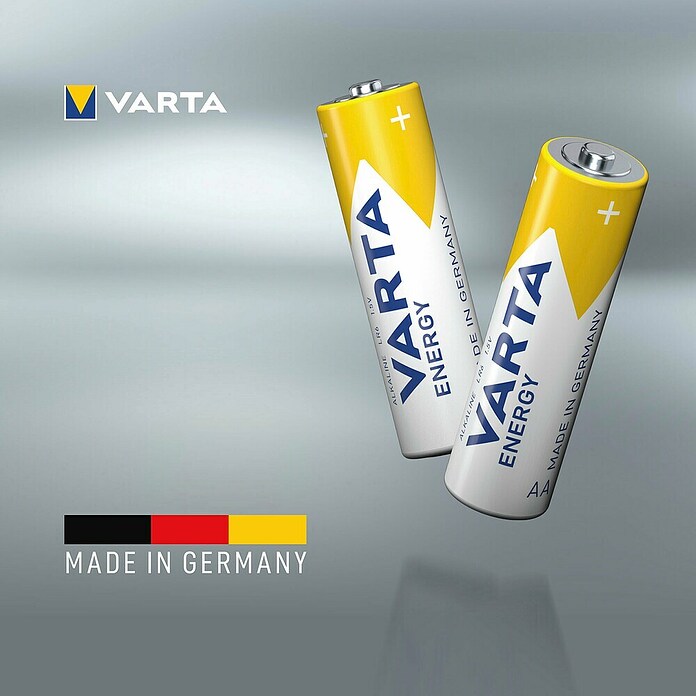 Varta Batterie Energy (Mignon AA, Alkali-Mangan, 1,5 V, 12 Stk.) | BAUHAUS