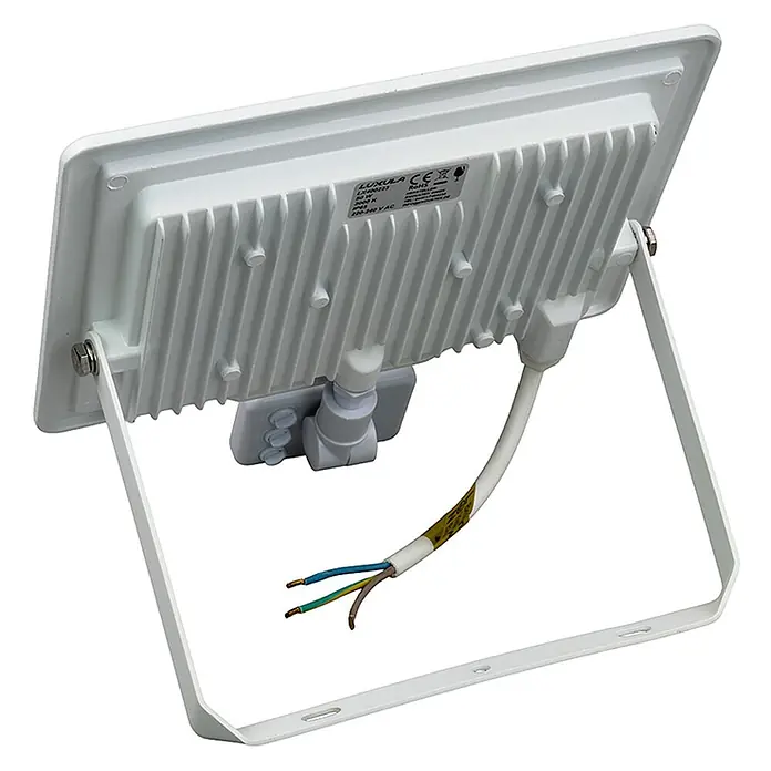 Luxula LED-Sensor-Strahler - 50 W, 5.000 lm, 4.000 K, L x B x H: 21,7 x 4,5 x 23 cm, IP65