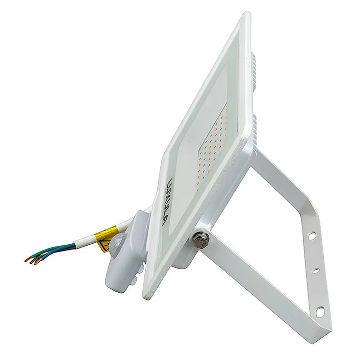 Luxula LED-Sensor-Strahler - 50 W, 5.000 lm, 4.000 K, L x B x H: 21,7 x 4,5 x 23 cm, IP65