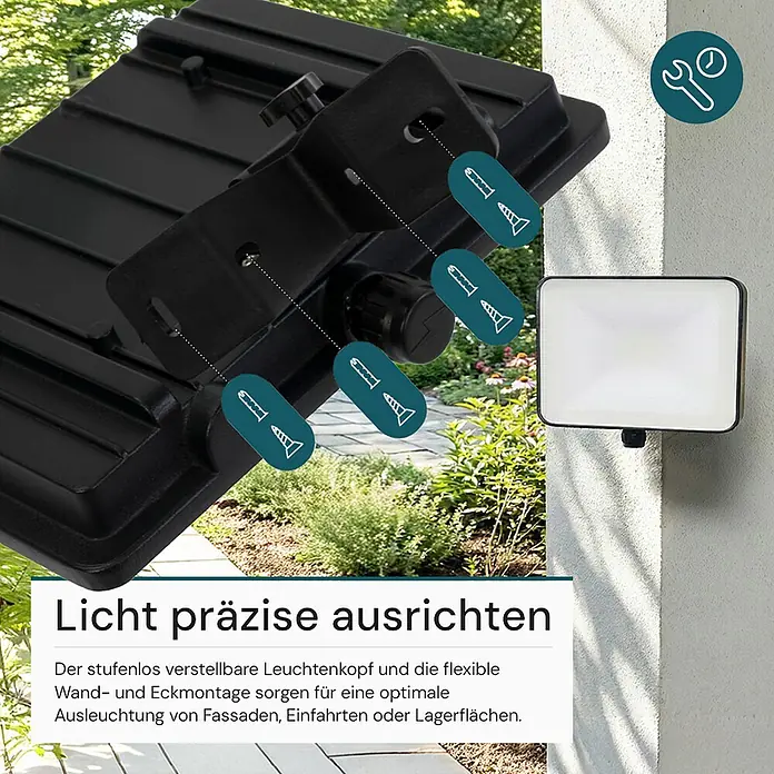Luxula LED-Strahler - 50 W, 6.000 lm, IP65