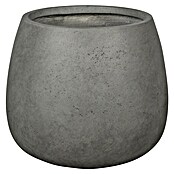 Plantenpot Oklahoma (Buitenmaat (Ø x h): 25 x 23 cm, Samengesteld materiaal, Antraciet) | BAUHAUS