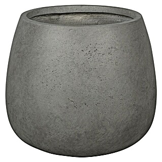 Plantenpot Oklahoma (Buitenmaat (Ø x h): 25 x 23 cm, Samengesteld materiaal, Antraciet)