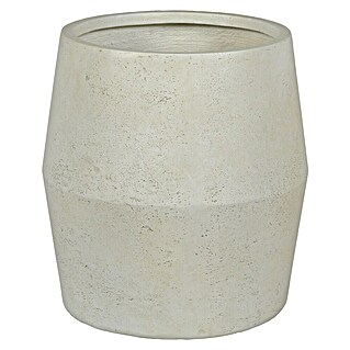 Plantenpot Oklahoma (Buitenmaat (Ø x h): 30 x 31 cm, Samengesteld materiaal, Ecru)