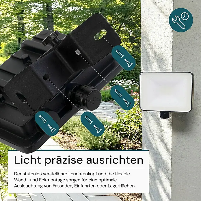 Luxula LED-Strahler - 20 W, 2.400 lm, IP65