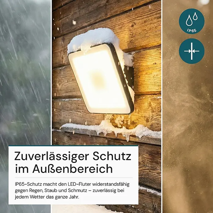 Luxula LED-Strahler - 20 W, 2.400 lm, IP65