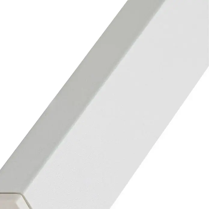 Lindby Außenwandleuchte Sakari - 6,6 x 5,2 x 50 cm, weiß / opal, weiß / opal, IP54