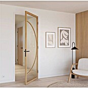 Solid Elements Binnendeur SE 8442 BG Stomp links (78 x 201,5 cm, Licht eiken, Stomp links, Blank glas) | BAUHAUS