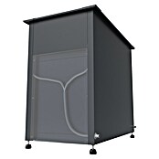 Plats Hochbeet mit Unterschrank (106 x 56 x 85 cm, Metall, Anthrazit) | BAUHAUS