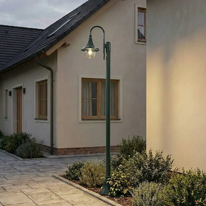 Lindby Außenwandleuchte Daphne - grün, grün, IP44