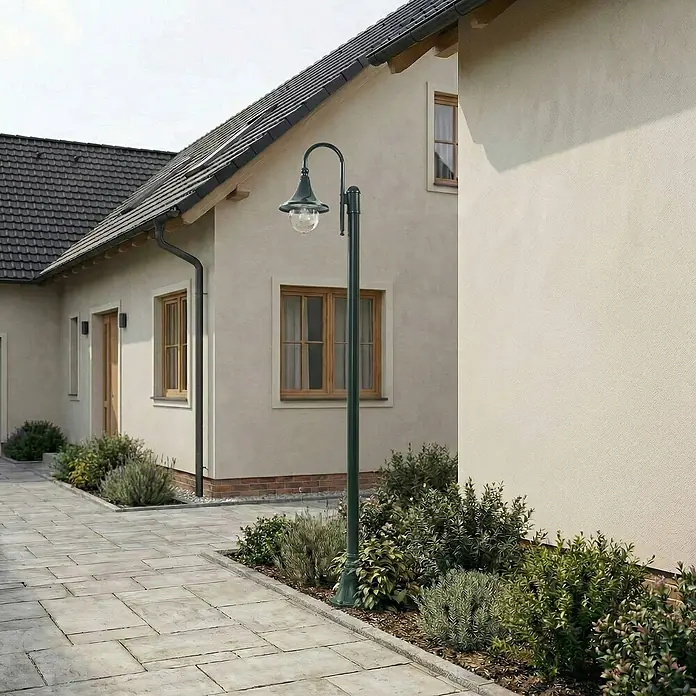 Lindby Außenwandleuchte Daphne - grün, grün, IP44