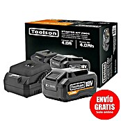 Toolson Batería y cargador Starter Kit PRO (18 V, 4 Ah) | BAUHAUS