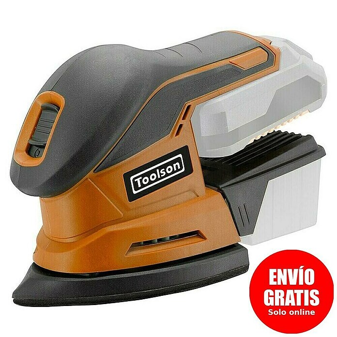 Toolson Lijadora delta de batería PRO-OM (18 V, Sin batería, 11.000 r.p.m., Ancho del plato lijador: 199 mm, Longitud del plato lijador: 148 mm) | BAUHAUS
