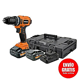 Toolson Taladro atornillador percutor de batería PRO-PBL4 (18 V, 2 baterías, 4 Ah, 50 Nm)