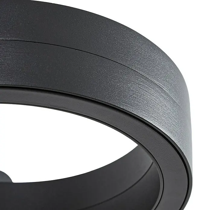Lindby Außenwandleuchte Selviro - 24,3 x 20 x 10 cm, schwarz, schwarz, IP65