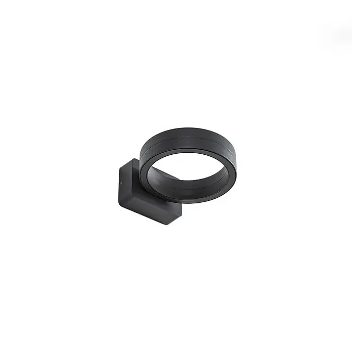 Lindby Außenwandleuchte Selviro - 24,3 x 20 x 10 cm, schwarz, schwarz, IP65