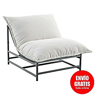 Sunfun Sillón de jardín Lumi (An x Pr x Al: 103,5 x 87 x 71,5 cm, Antracita/Gris, Textiline/Acero)