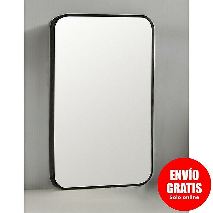 Espejo de pared Ovalado Zen (100 x 165 cm, Negro) | BAUHAUS