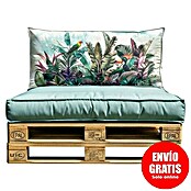 Set cojines para palet Selva (120 x 80 x 16 cm, Multicolor, 50% algodón 50% poliéster, 2 ud.) | BAUHAUS