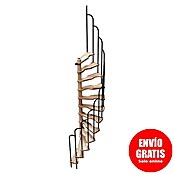 Sogem Escalera de caracol Saturne (Haya, Diámetro: 120 cm, Negro, Altura de planta: 276 cm) | BAUHAUS