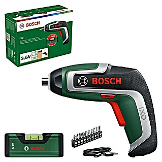 Bosch Akkuschrauber IXO 7 (3,6 V, 1 Akku, 2 Ah, 5,5 Nm, Wasserwaagen-Set)