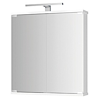 Jokey Led-spiegelkast Kandi (b x h: 65 x 14,3 cm, Hout, Wit)
