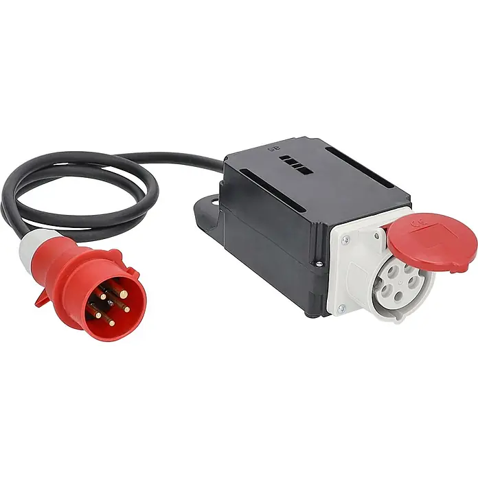 as-schwabe Baustromverteiler MIXO Einschaltstrombegrenzer 400V 16A - Anzahl CEE-Steckdosen: 1 Stk., Anzahl Steckdosen Schuko: 0 Stk., IP44