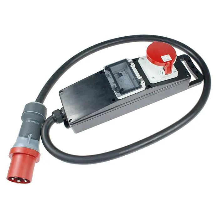 as-schwabe Baustromverteiler S21+ - Anzahl CEE-Steckdosen: 1 Stk., Anzahl Steckdosen Schuko: 0 Stk., IP44
