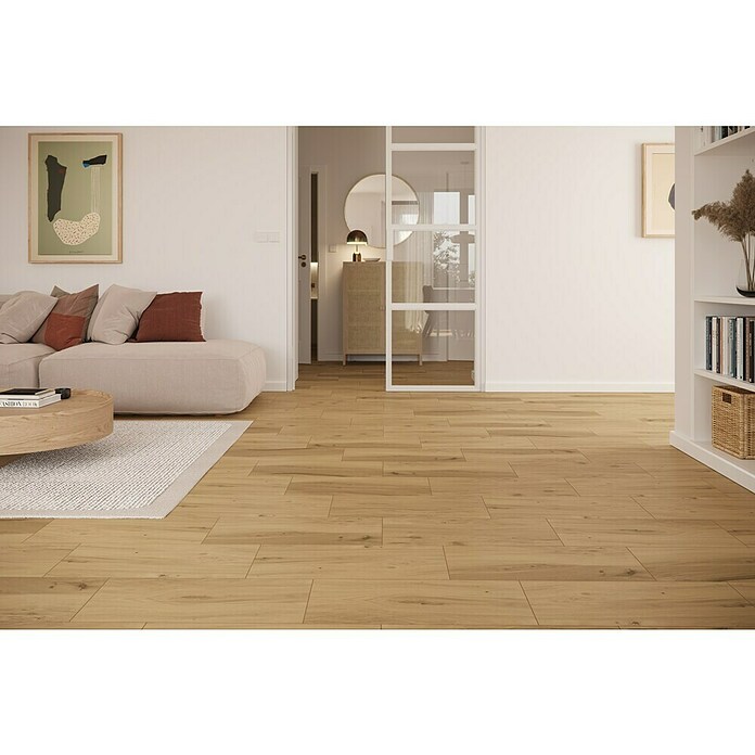 Cersanit Talne ploščice Ashville Beige  (Do x Š x De: 29,7 cm x 59,8 mm x 8 mm, Rjava, Mat) | Kamnite ploščice | Talne ploščice | Ploščice | Izdelki | BAUHAUS
