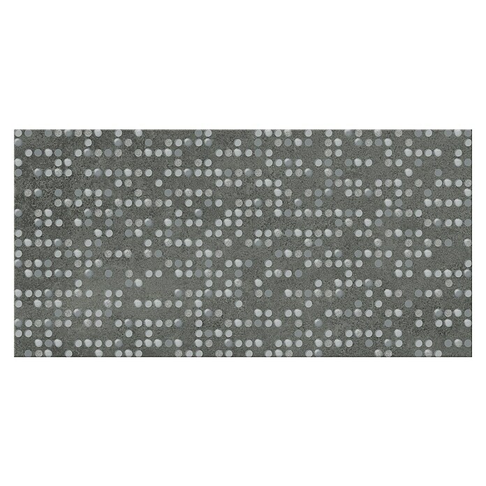 Cersanit Zidna pločica Normandie Inserto Dots  (59,8 x 29,7 cm, Grafit, Mat) | BAUHAUS