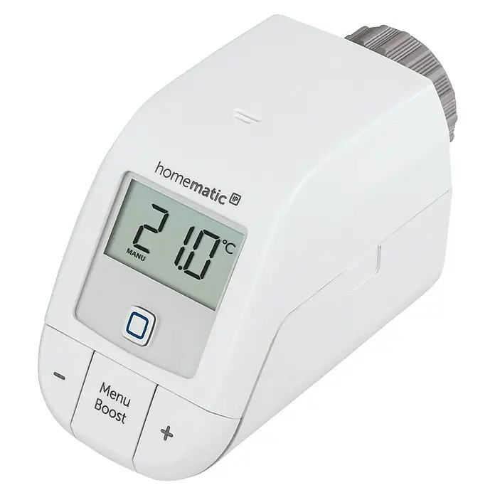 Homematic IP Heizkörper-Thermostat HmIP-eTRV-B-2 - M30 x 1,5 mm, Batteriebetrieben, 102 x 57 x 68 mm, Weiß, 1 Stk. - Das Homematic IP Heizkörperthermostat sorgt für eine intelligente Heizungssteuerung und mehr Komfort im Zuhause.