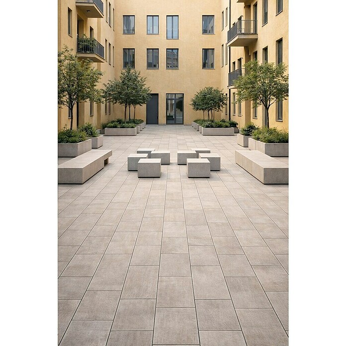 Terrassenfliese Foresta (40 x 80 x 2 cm, Grigio, Matt) | BAUHAUS