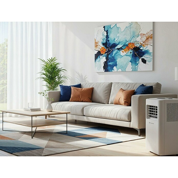 Purline Mobiles Klimagerät 7000N (2 050 W, Raumgröße: 15 m², Weiß) | BAUHAUS