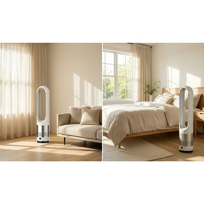 Purline Venty Ventilador de torre Zonda (30 W - 1.200 W, Blanco, 56 cm) | BAUHAUS