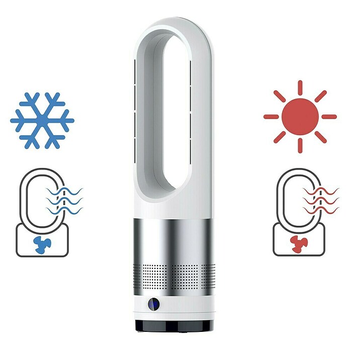 Purline Venty Ventilador de torre Zonda (30 W - 1.200 W, Blanco, 56 cm) | BAUHAUS