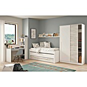 Armario de puertas correderas Indira (L x An x Al: 50 x 120 x 200 cm, Blanco Artik/Blanco Velho, Espesor: 15 mm) | BAUHAUS