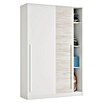 Armario de puertas correderas Indira (L x An x Al: 50 x 120 x 200 cm, Blanco Artik/Blanco Velho) | BAUHAUS