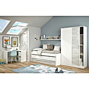 Armario de puertas correderas Indira (L x An x Al: 50 x 120 x 200 cm, Blanco Artik/Blanco Velho, Espesor: 15 mm) | BAUHAUS
