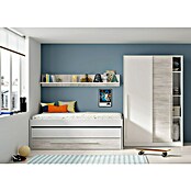 Armario de puertas correderas Indira (L x An x Al: 50 x 120 x 200 cm, Blanco Artik/Blanco Velho, Espesor: 15 mm) | BAUHAUS