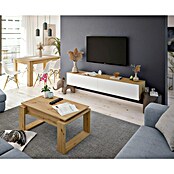 Mueble para TV Kaway (L x An x Al: 34,5 x 180 x 28 cm, Roble Nodi/Blanco Artik) | BAUHAUS
