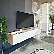 Mueble para TV Kaway (L x An x Al: 34,5 x 180 x 28 cm, Roble Nodi/Blanco Artik) | BAUHAUS
