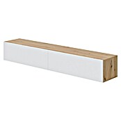Mueble para TV Kaway (L x An x Al: 34,5 x 180 x 28 cm, Roble Nodi/Blanco Artik) | BAUHAUS