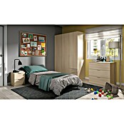Mesita de noche Finn (L x An x Al: 33,5 x 38 x 45 cm, Roble, Número de cajones: 2 ud.) | BAUHAUS