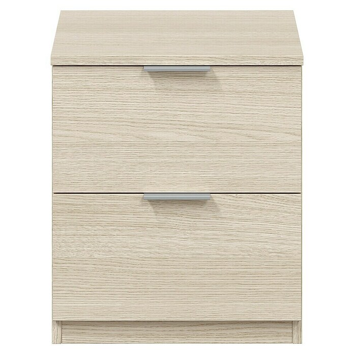 Mesita de noche Finn (L x An x Al: 33,5 x 38 x 45 cm, Roble, Número de cajones: 2 ud.) | BAUHAUS