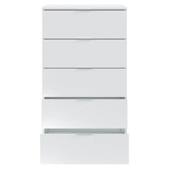 Cómoda 007845A (L x An x Al: 40 x 60 x 110 cm, Blanco Artik, Número de cajones: 5 ud.) | BAUHAUS